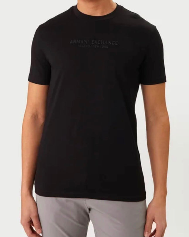 Armani AX T-shirt regular fit stampa centrale