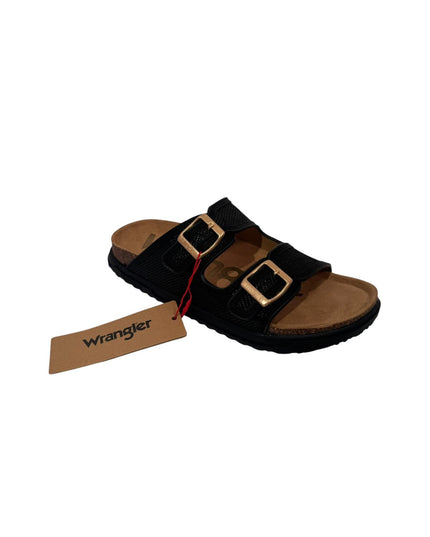WRANGLER BELVILLE SLIDER WAN LOW BLACK