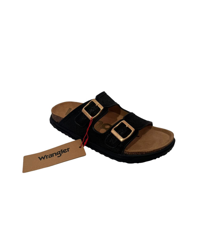 WRANGLER BELVILLE SLIDER WAN LOW BLACK