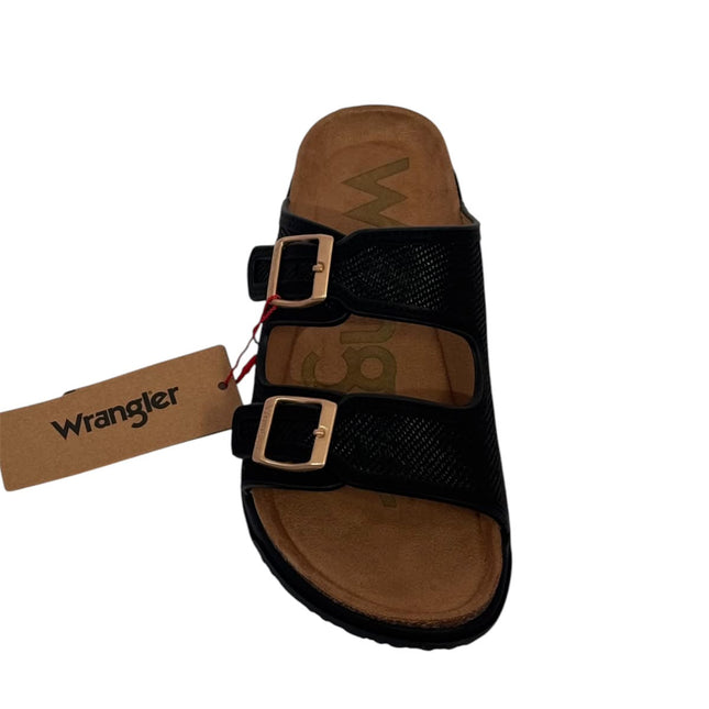 WRANGLER BELVILLE SLIDER WAN LOW BLACK