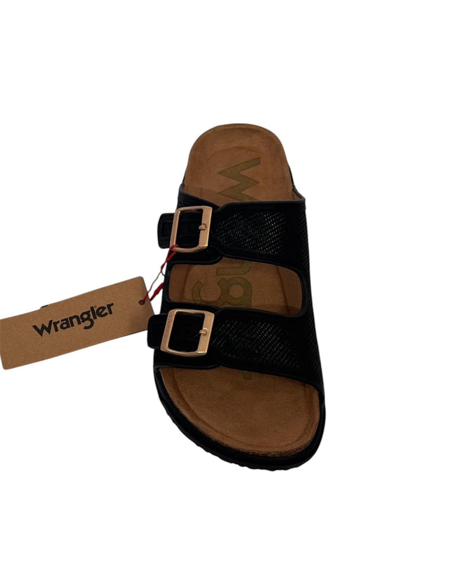 WRANGLER BELVILLE SLIDER WAN LOW BLACK