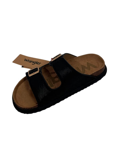 WRANGLER BELVILLE SLIDER WAN LOW BLACK