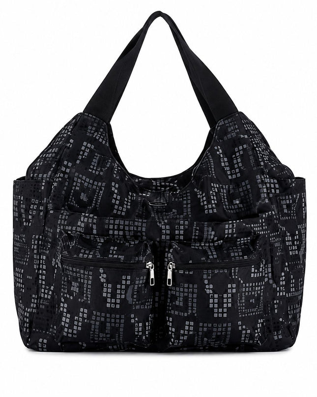 GIANMARCO VENTURI BORSA NERA CON TASCHE