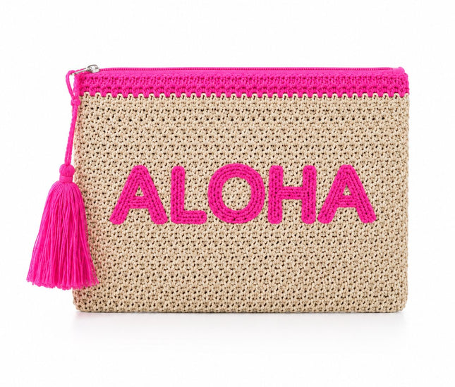 GIANMARCO VENTURI POCHETTE ALOHA FUCSIA