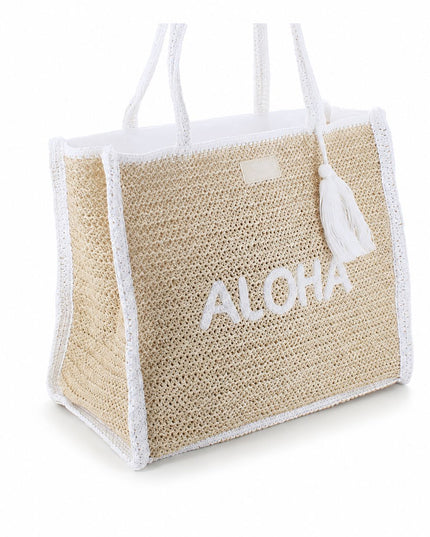 GIANMARCO VENTURI BORSA ALOHA BIANCA