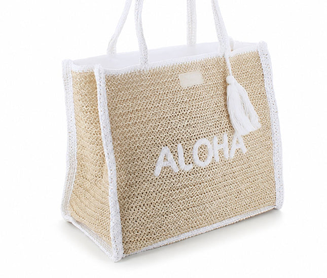 GIANMARCO VENTURI BORSA ALOHA BIANCA