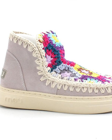 MOU Summer Eskimo Sneaker Bold Crochet Upper Chalk Multicolor MU.SW411005A