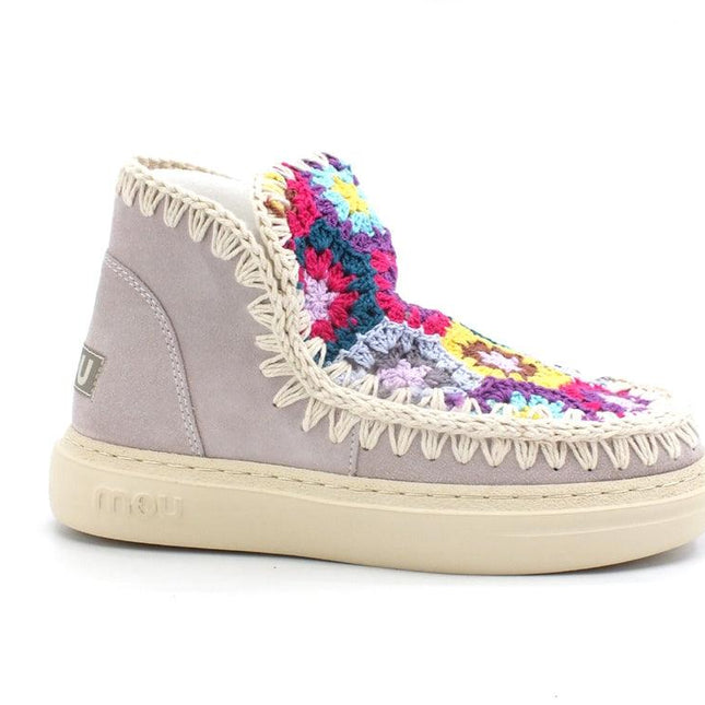 MOU Summer Eskimo Sneaker Bold Crochet Upper Chalk Multicolor MU.SW411005A
