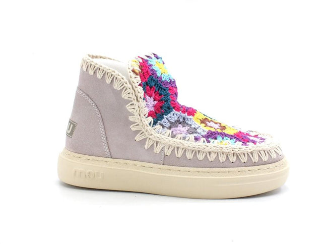 MOU Summer Eskimo Sneaker Bold Crochet Upper Chalk Multicolor MU.SW411005A