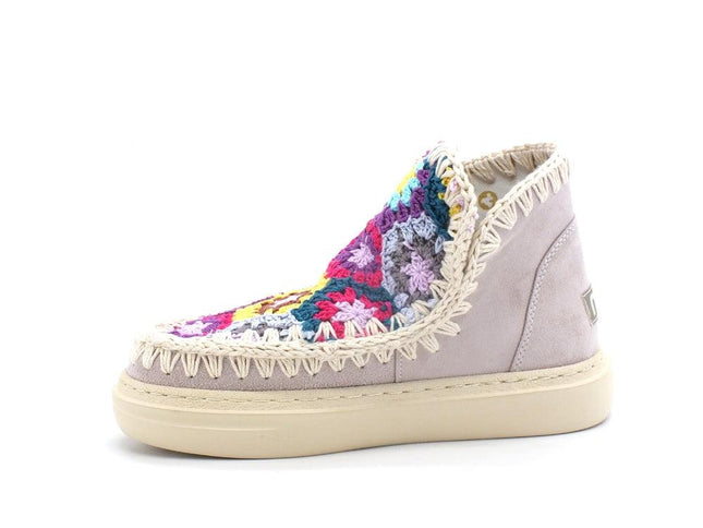MOU Summer Eskimo Sneaker Bold Crochet Upper Chalk Multicolor MU.SW411005A