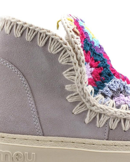 MOU Summer Eskimo Sneaker Bold Crochet Upper Chalk Multicolor MU.SW411005A